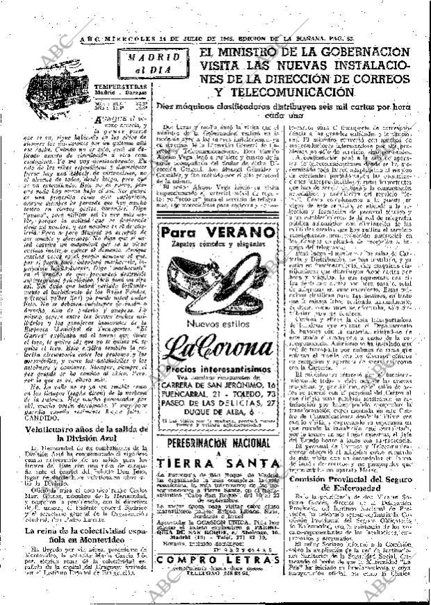 ABC MADRID 14-07-1965 página 53