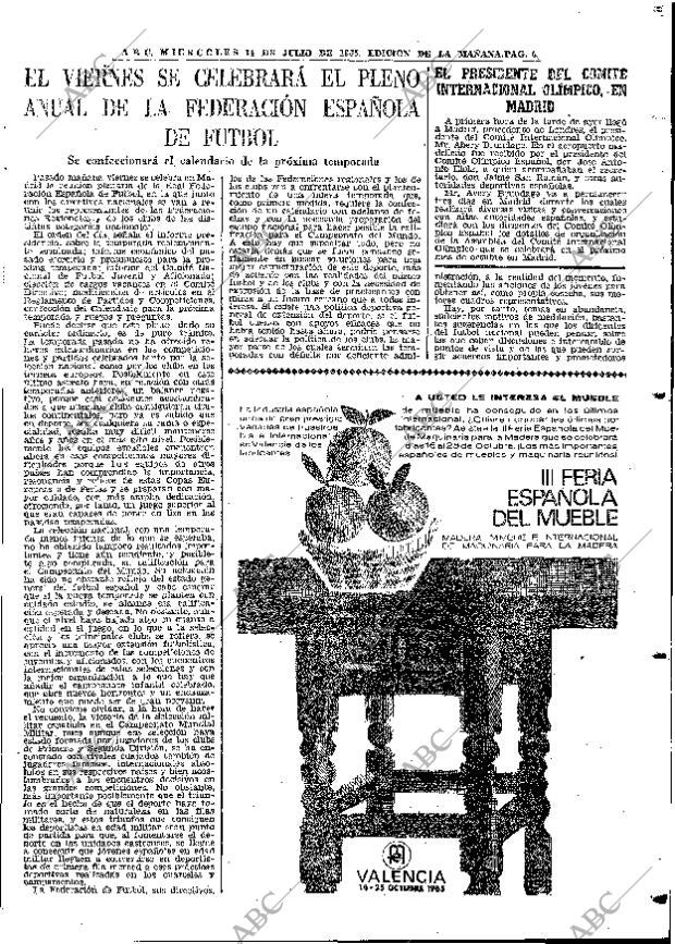 ABC MADRID 14-07-1965 página 61