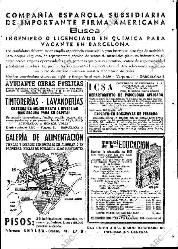 ABC MADRID 14-07-1965 página 85