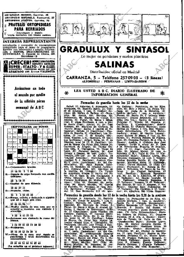 ABC MADRID 14-07-1965 página 87