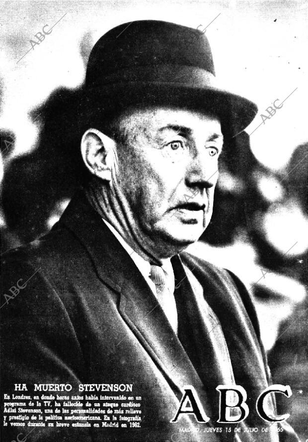 ABC MADRID 15-07-1965 página 1