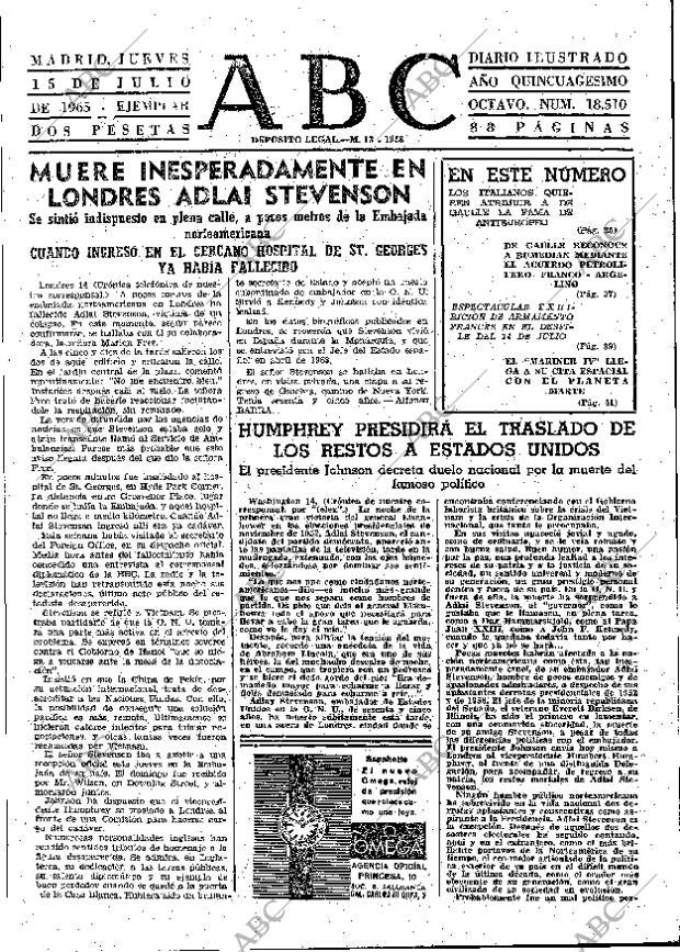 ABC MADRID 15-07-1965 página 31