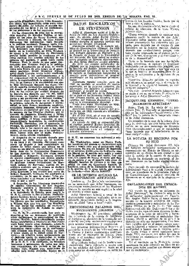ABC MADRID 15-07-1965 página 32