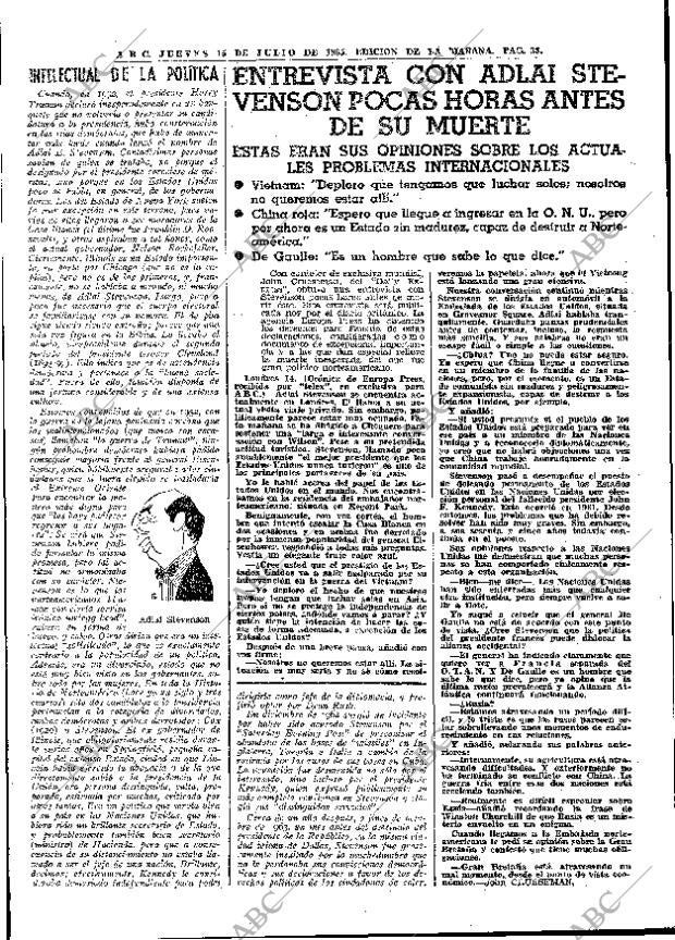ABC MADRID 15-07-1965 página 33