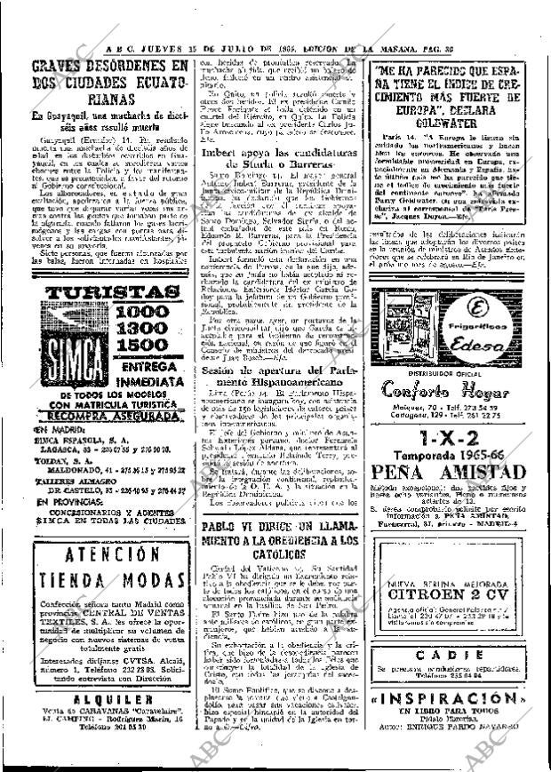 ABC MADRID 15-07-1965 página 36