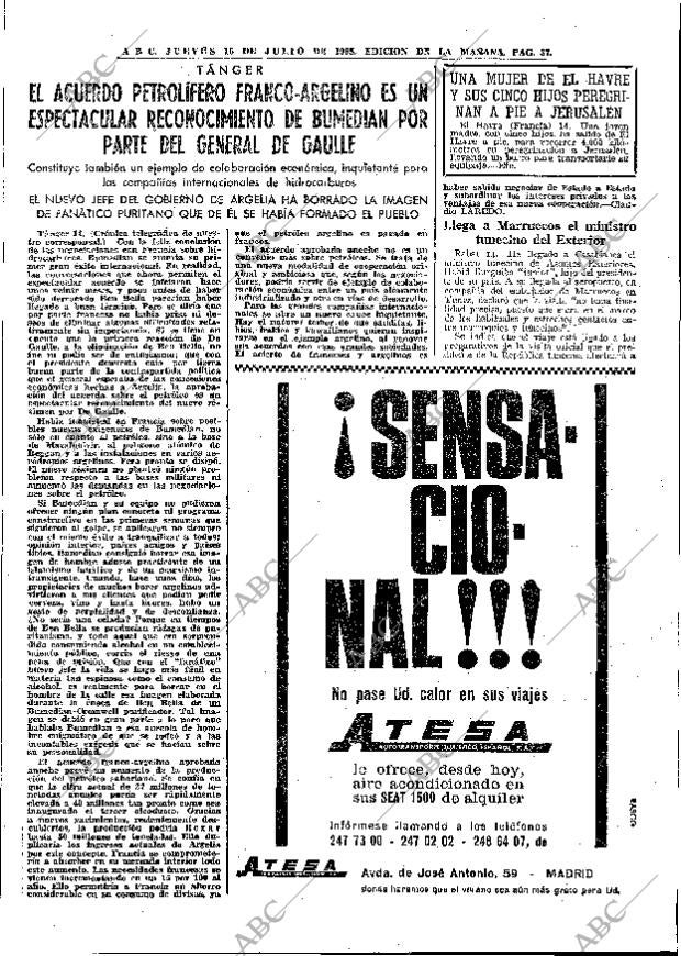 ABC MADRID 15-07-1965 página 37