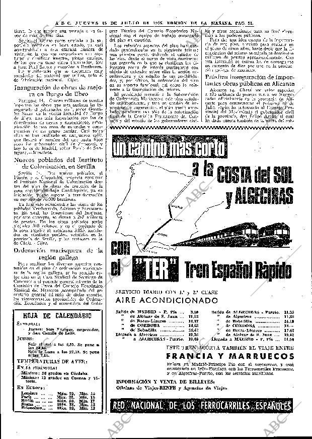 ABC MADRID 15-07-1965 página 51