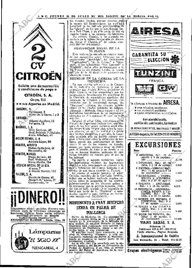 ABC MADRID 15-07-1965 página 54