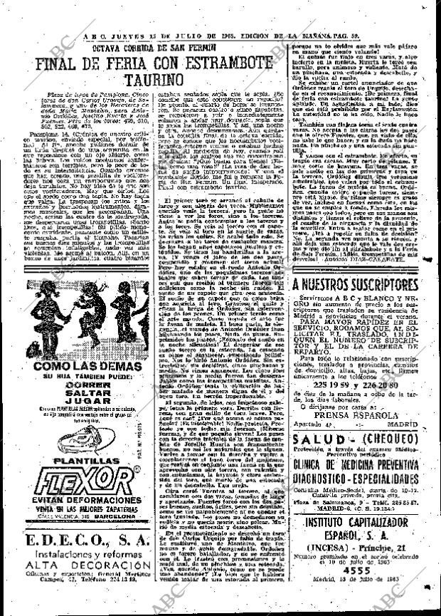 ABC MADRID 15-07-1965 página 59