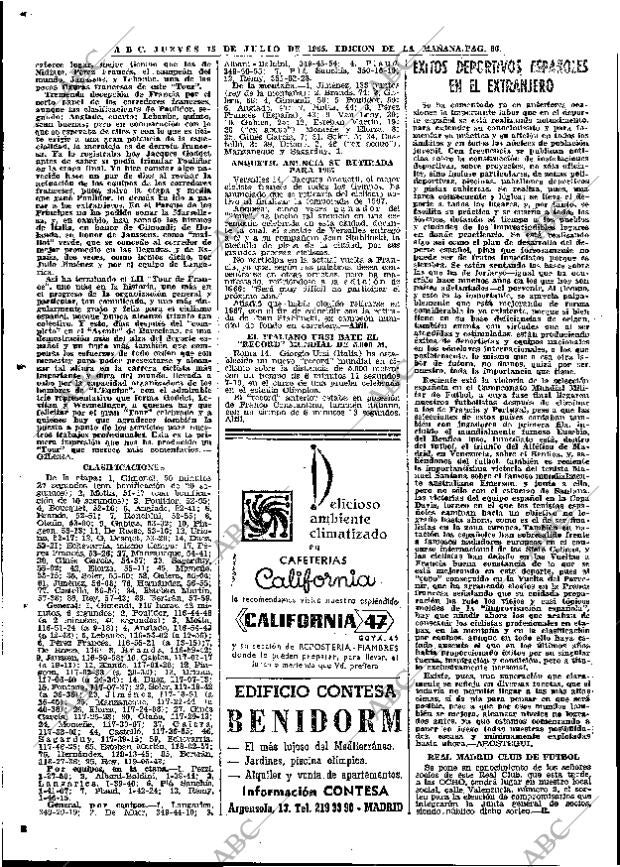 ABC MADRID 15-07-1965 página 66