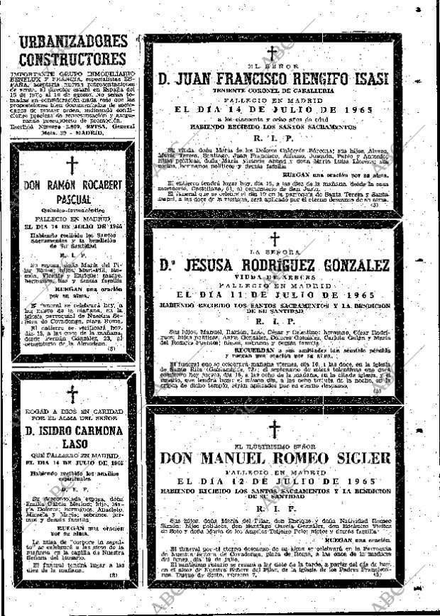 ABC MADRID 15-07-1965 página 85