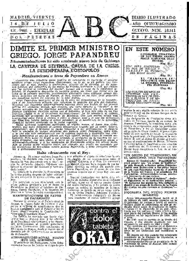 ABC MADRID 16-07-1965 página 31