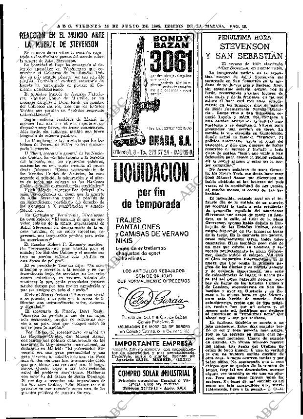 ABC MADRID 16-07-1965 página 38