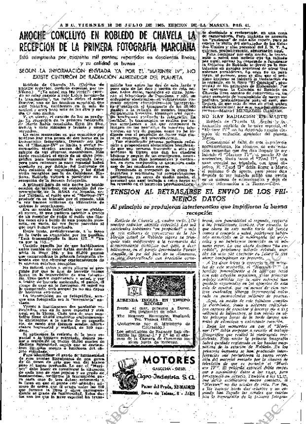 ABC MADRID 16-07-1965 página 41
