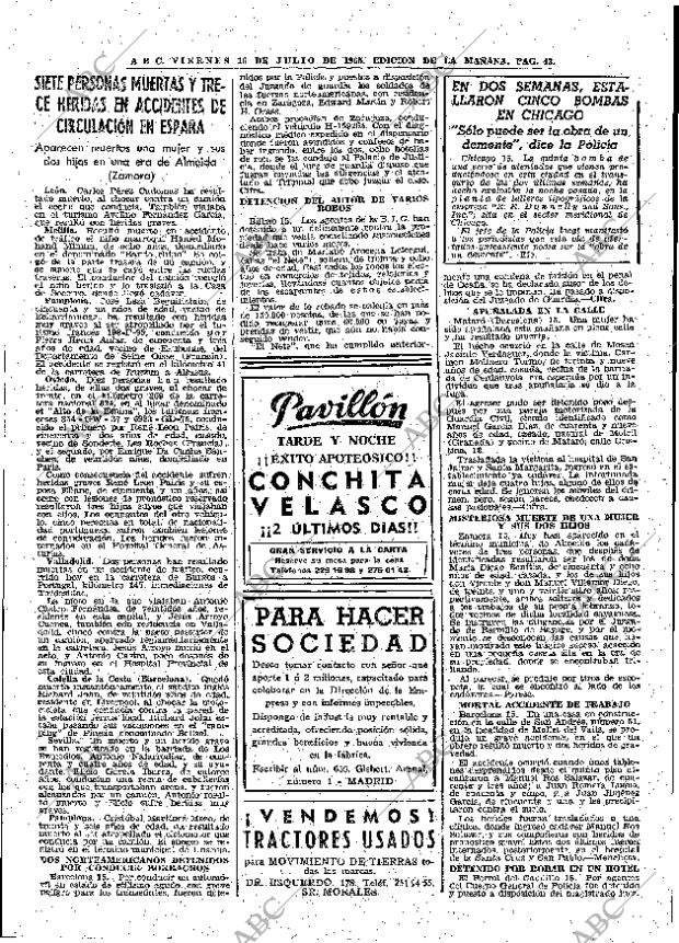 ABC MADRID 16-07-1965 página 43