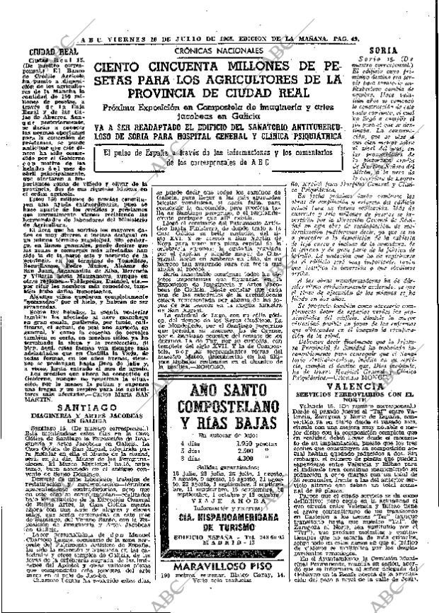 ABC MADRID 16-07-1965 página 49