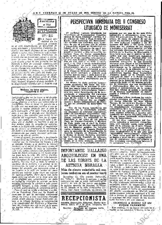 ABC MADRID 16-07-1965 página 55