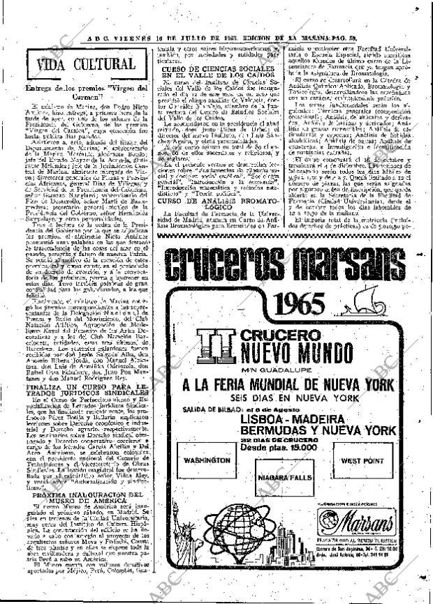 ABC MADRID 16-07-1965 página 59