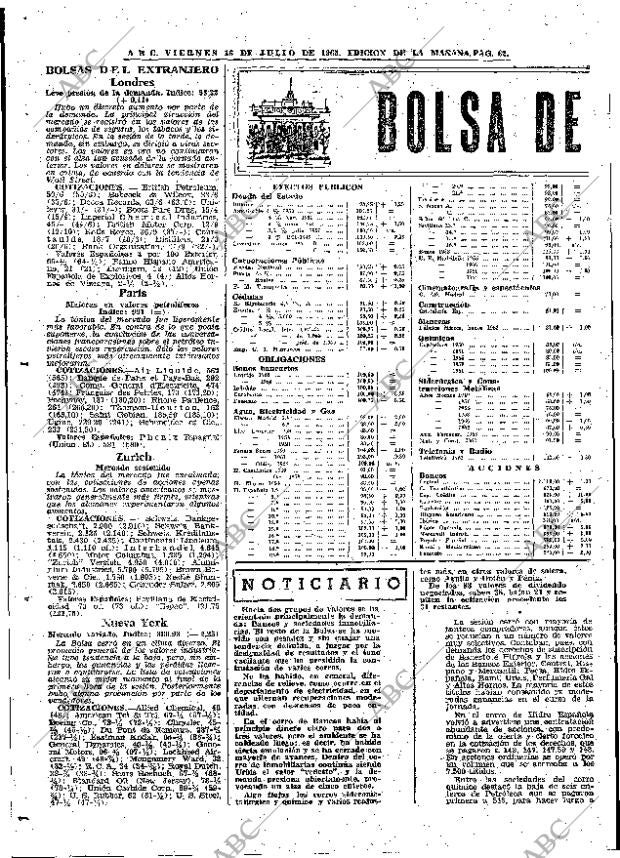 ABC MADRID 16-07-1965 página 62