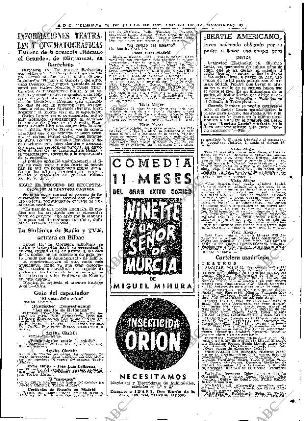 ABC MADRID 16-07-1965 página 69