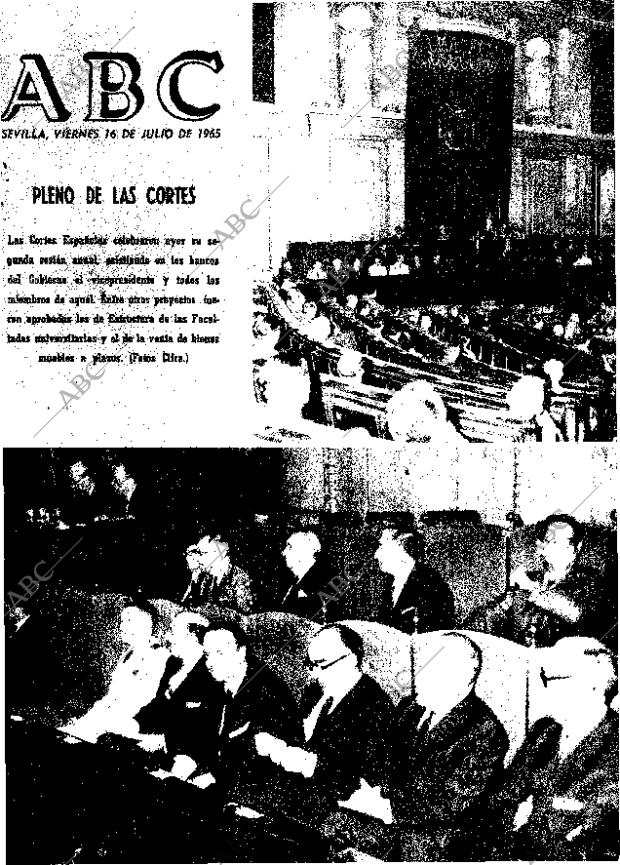 ABC SEVILLA 16-07-1965 página 1
