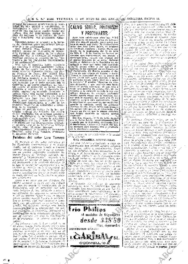ABC SEVILLA 16-07-1965 página 16