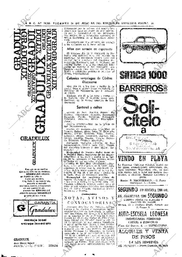 ABC SEVILLA 16-07-1965 página 40