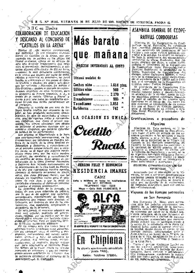 ABC SEVILLA 16-07-1965 página 41