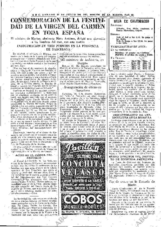 ABC MADRID 17-07-1965 página 55