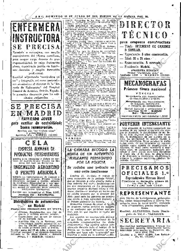 ABC MADRID 18-07-1965 página 89