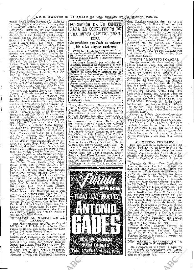 ABC MADRID 20-07-1965 página 35
