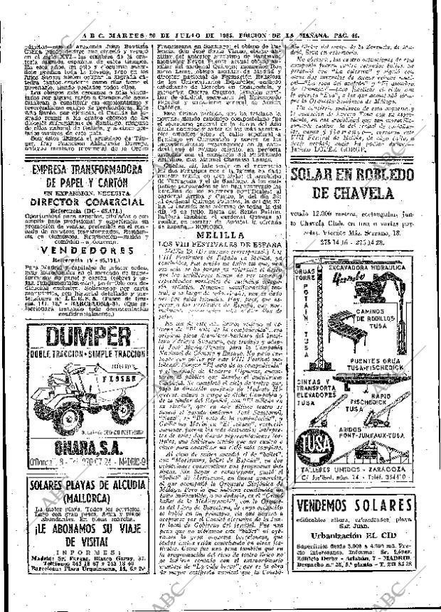 ABC MADRID 20-07-1965 página 46
