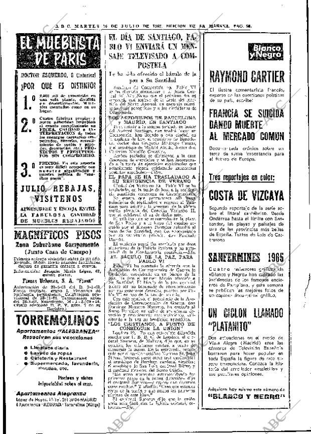 ABC MADRID 20-07-1965 página 50
