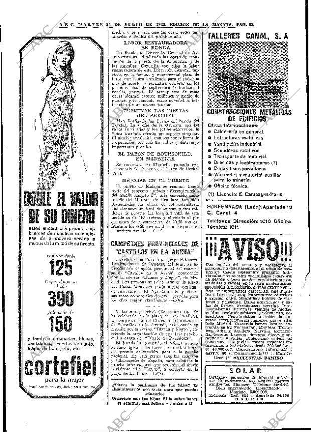 ABC MADRID 20-07-1965 página 52