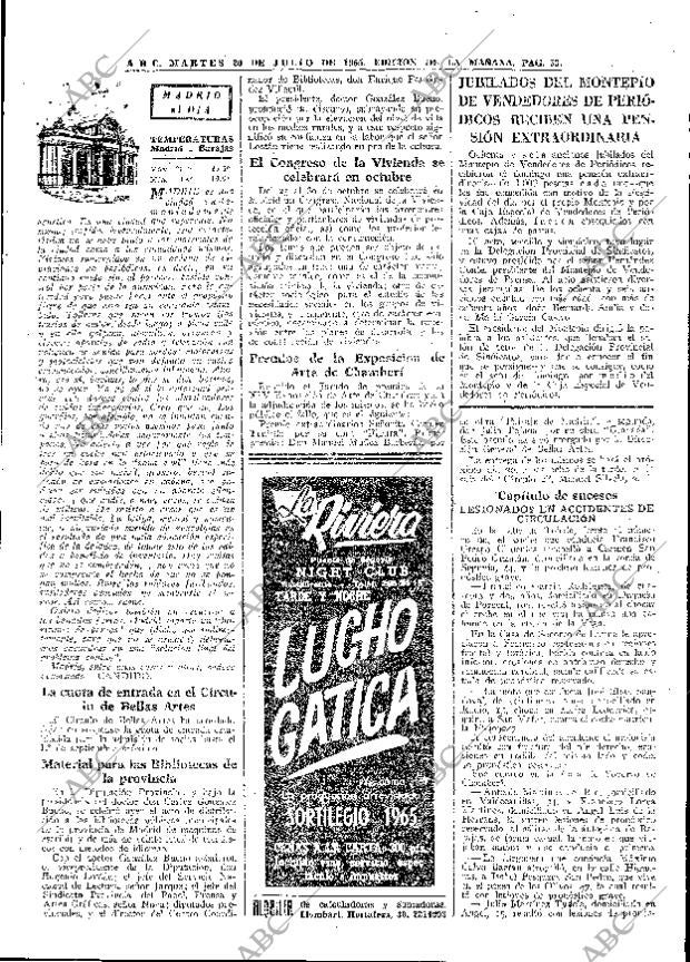 ABC MADRID 20-07-1965 página 53