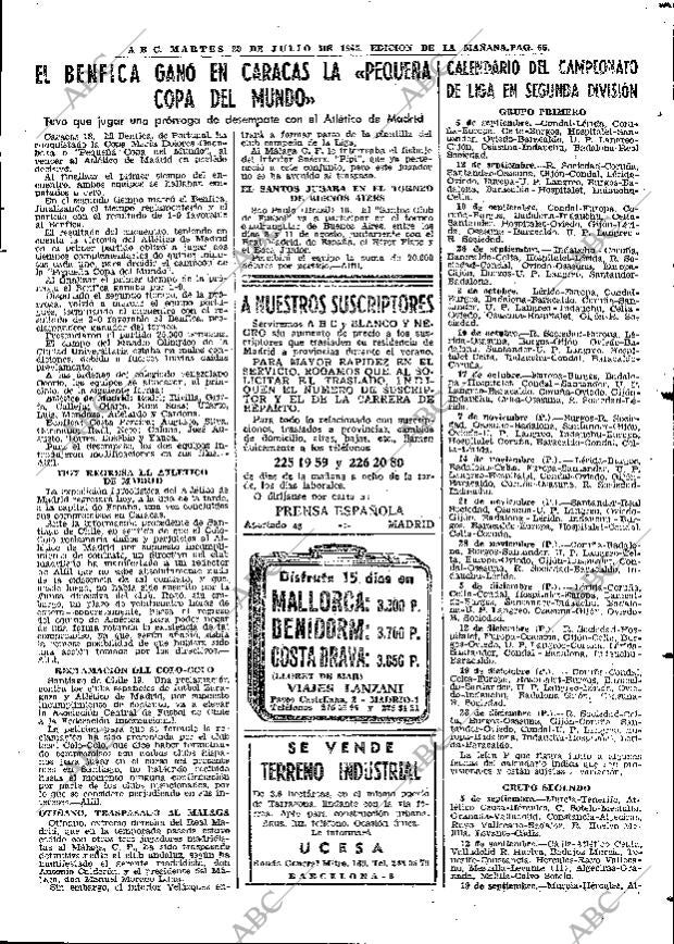 ABC MADRID 20-07-1965 página 65