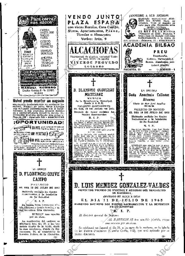 ABC MADRID 20-07-1965 página 84