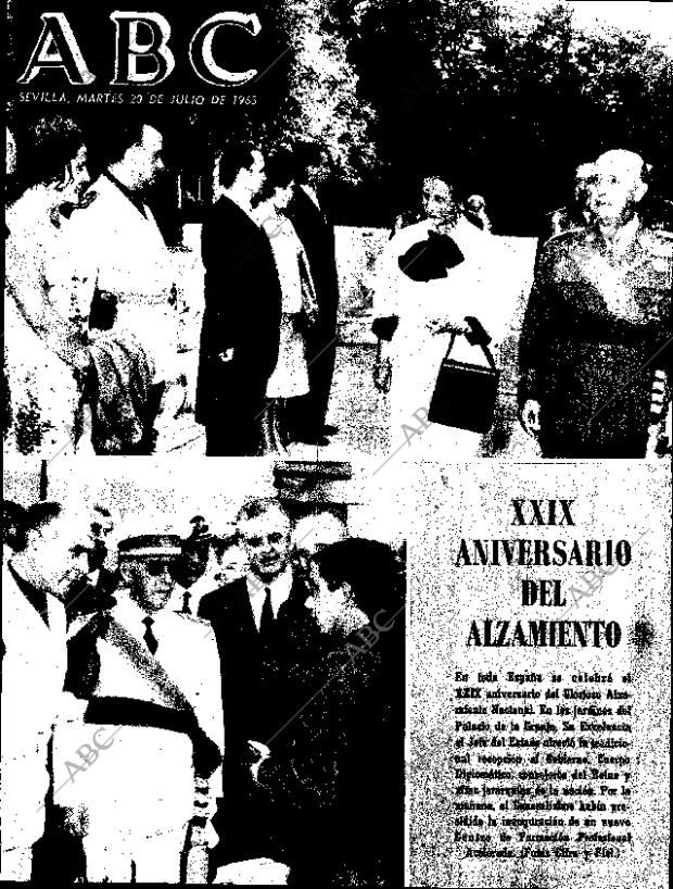 ABC SEVILLA 20-07-1965 página 1