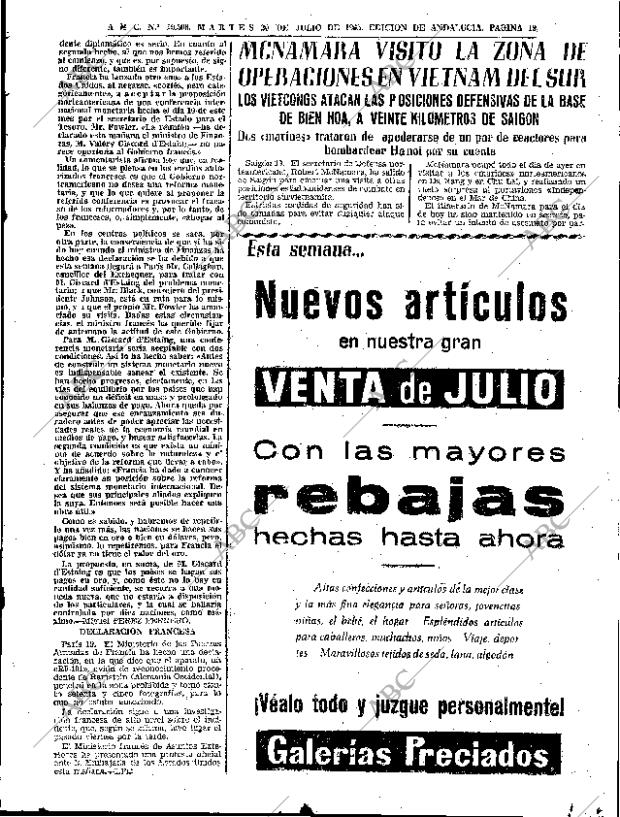 ABC SEVILLA 20-07-1965 página 19