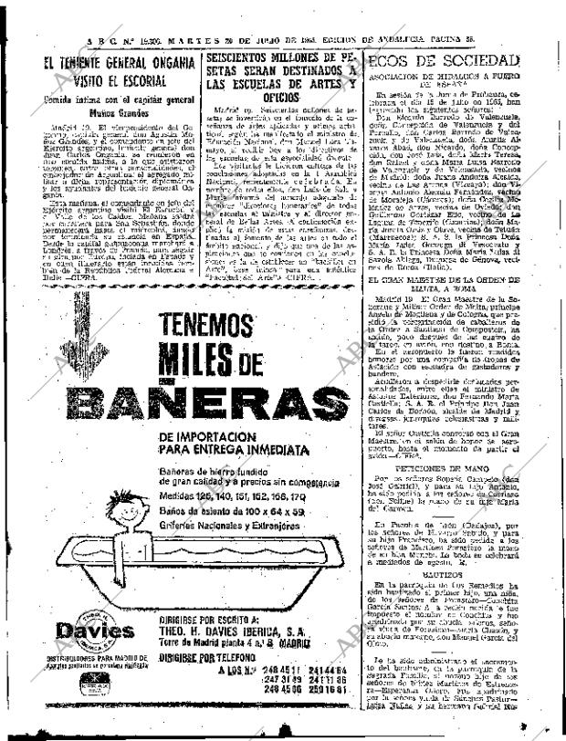 ABC SEVILLA 20-07-1965 página 35