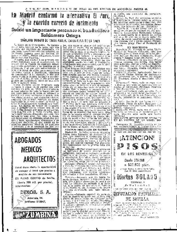 ABC SEVILLA 20-07-1965 página 46