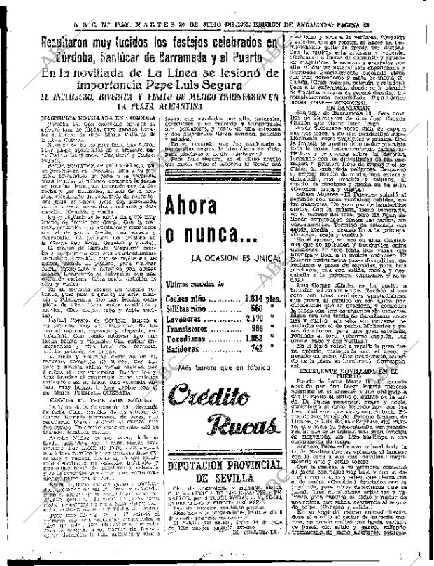 ABC SEVILLA 20-07-1965 página 49