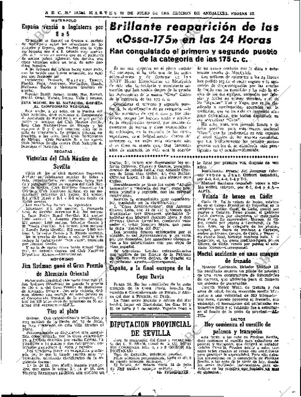 ABC SEVILLA 20-07-1965 página 57