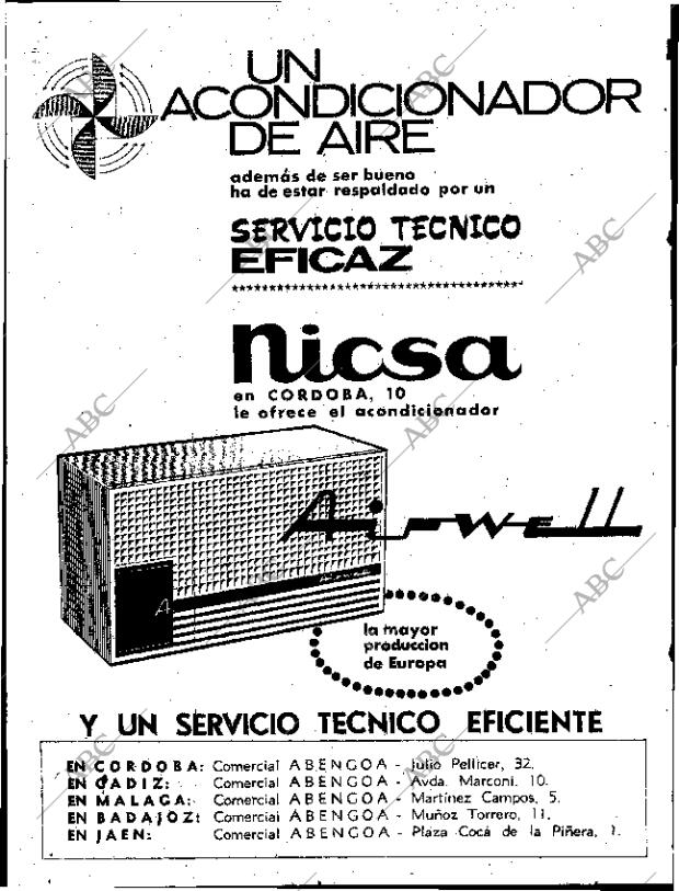 ABC SEVILLA 20-07-1965 página 6