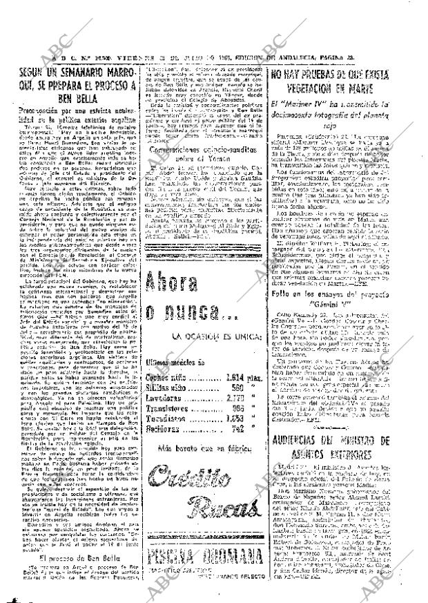 ABC SEVILLA 23-07-1965 página 38