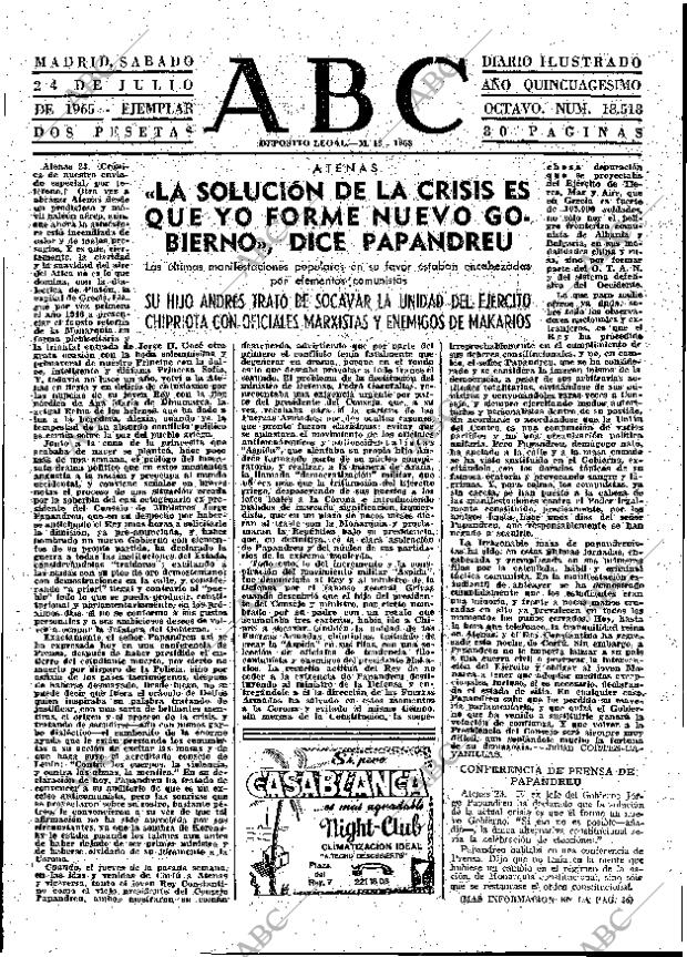 ABC MADRID 24-07-1965 página 31