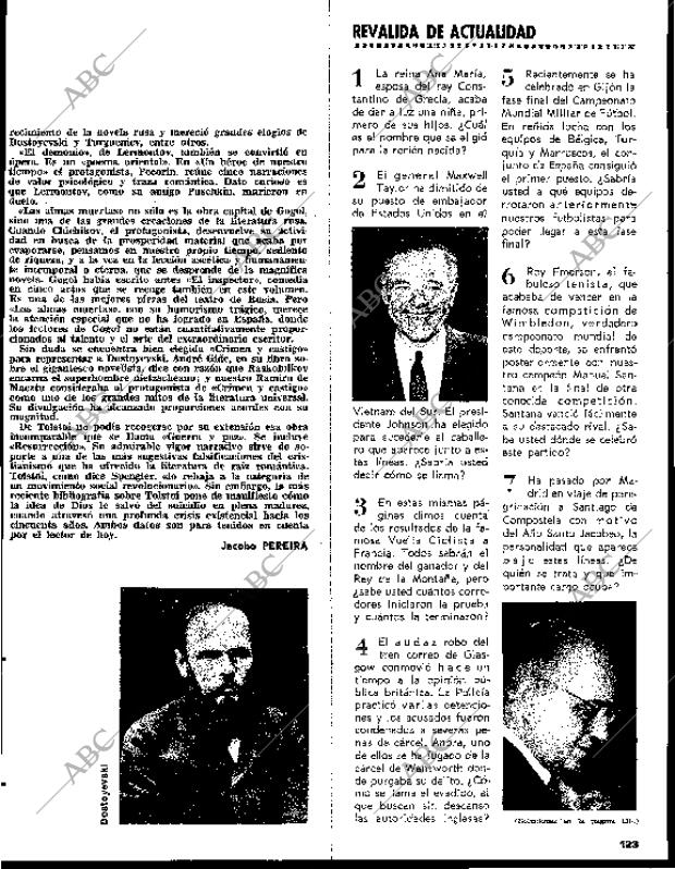 BLANCO Y NEGRO MADRID 24-07-1965 página 123