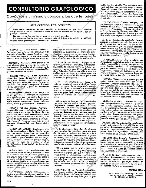 BLANCO Y NEGRO MADRID 24-07-1965 página 128