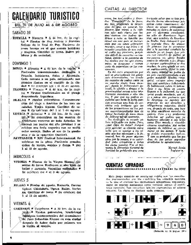 BLANCO Y NEGRO MADRID 24-07-1965 página 4