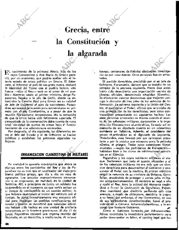 BLANCO Y NEGRO MADRID 24-07-1965 página 48
